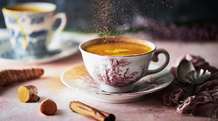 Turmeric is used in teas