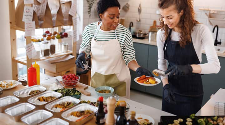 You can meal prep with a friend