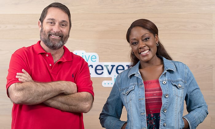 Live Foreverish hosts Dr. Michael Smith and Dr. Crystal Gossard